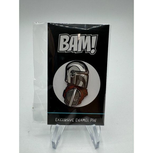 Bam Box Pin Geek ‘The Mandalorian’ Series Enamel Pin Star Wars Disney - Picture 1 of 2